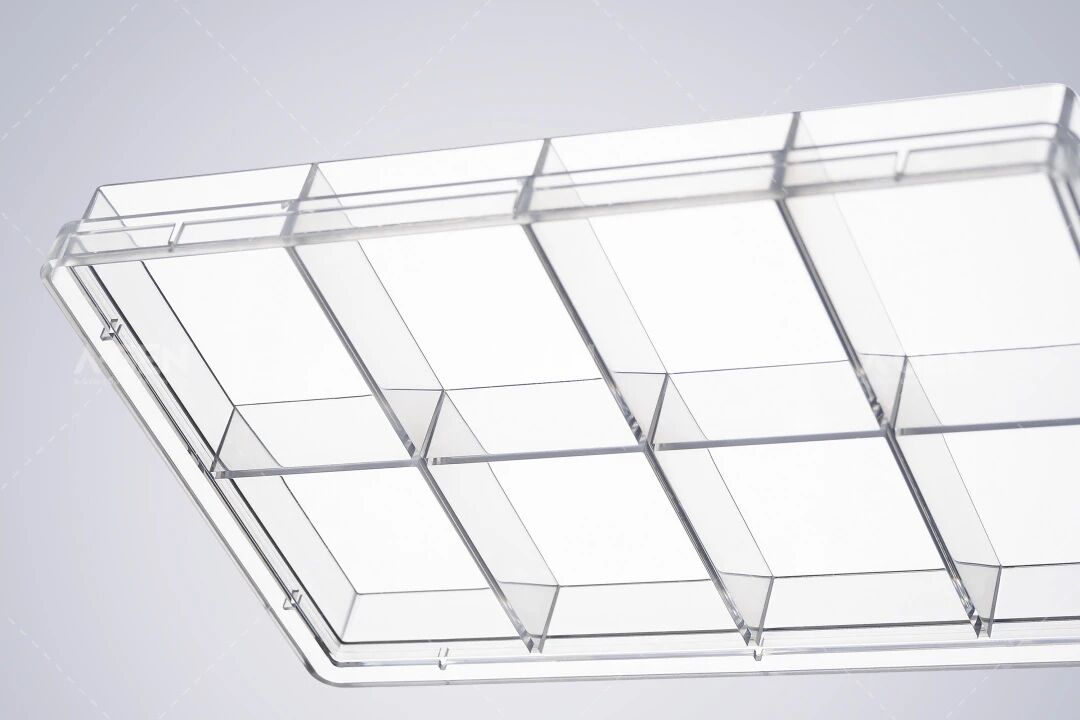 矩形细胞培养板_4孔板适配24*60mm,8孔板适配22*22mm_爱津生物