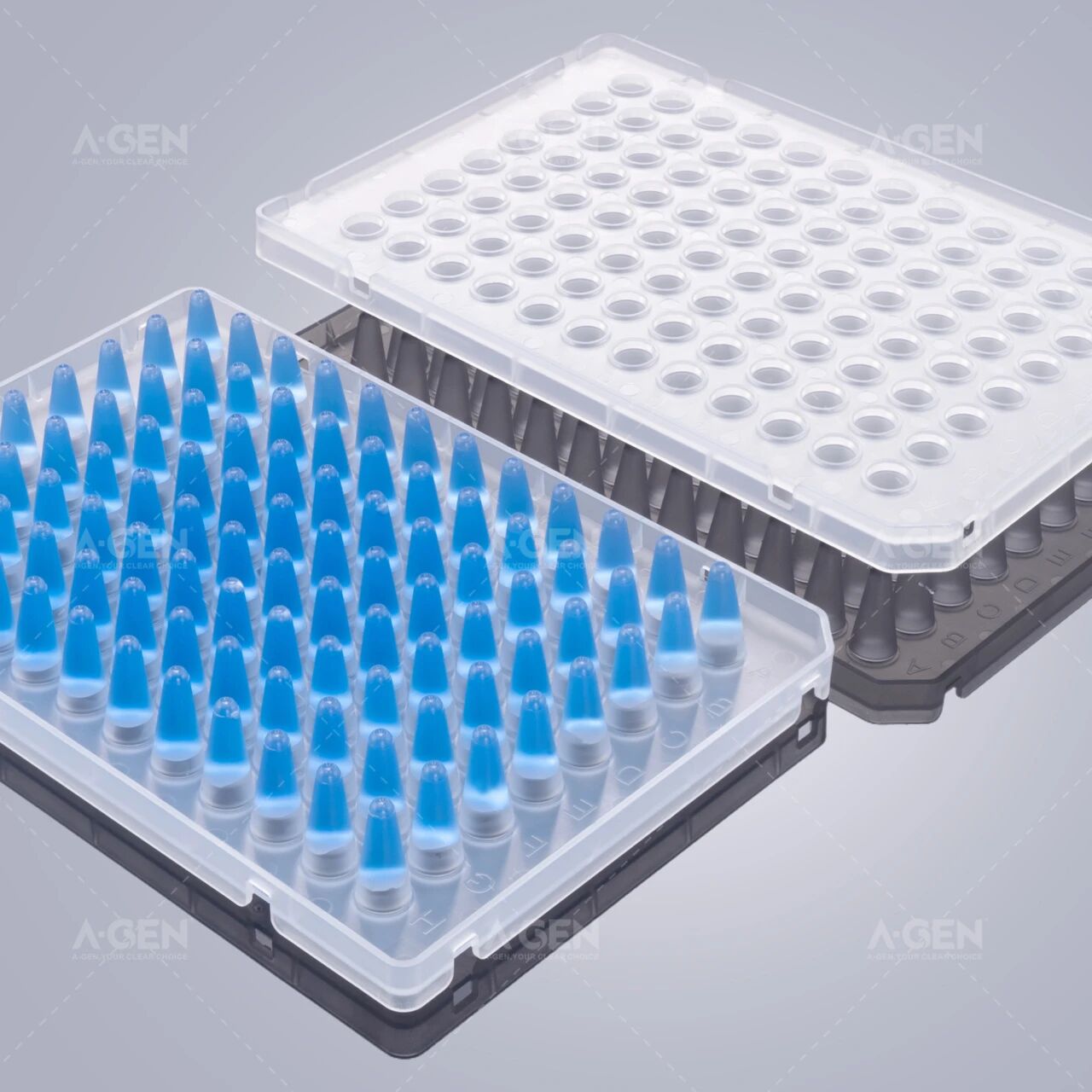高裙边PCR板_实验室耗材_爱津生物