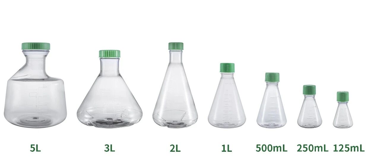 各种容量的三角摇瓶_爱津生物