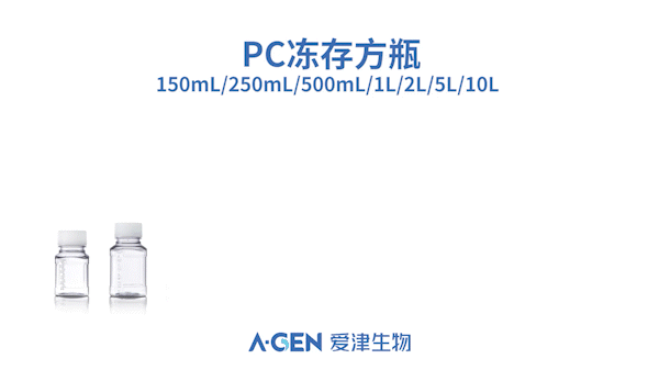 PC冻存方瓶容量大小展示图_实验室耗材厂家_爱津生物