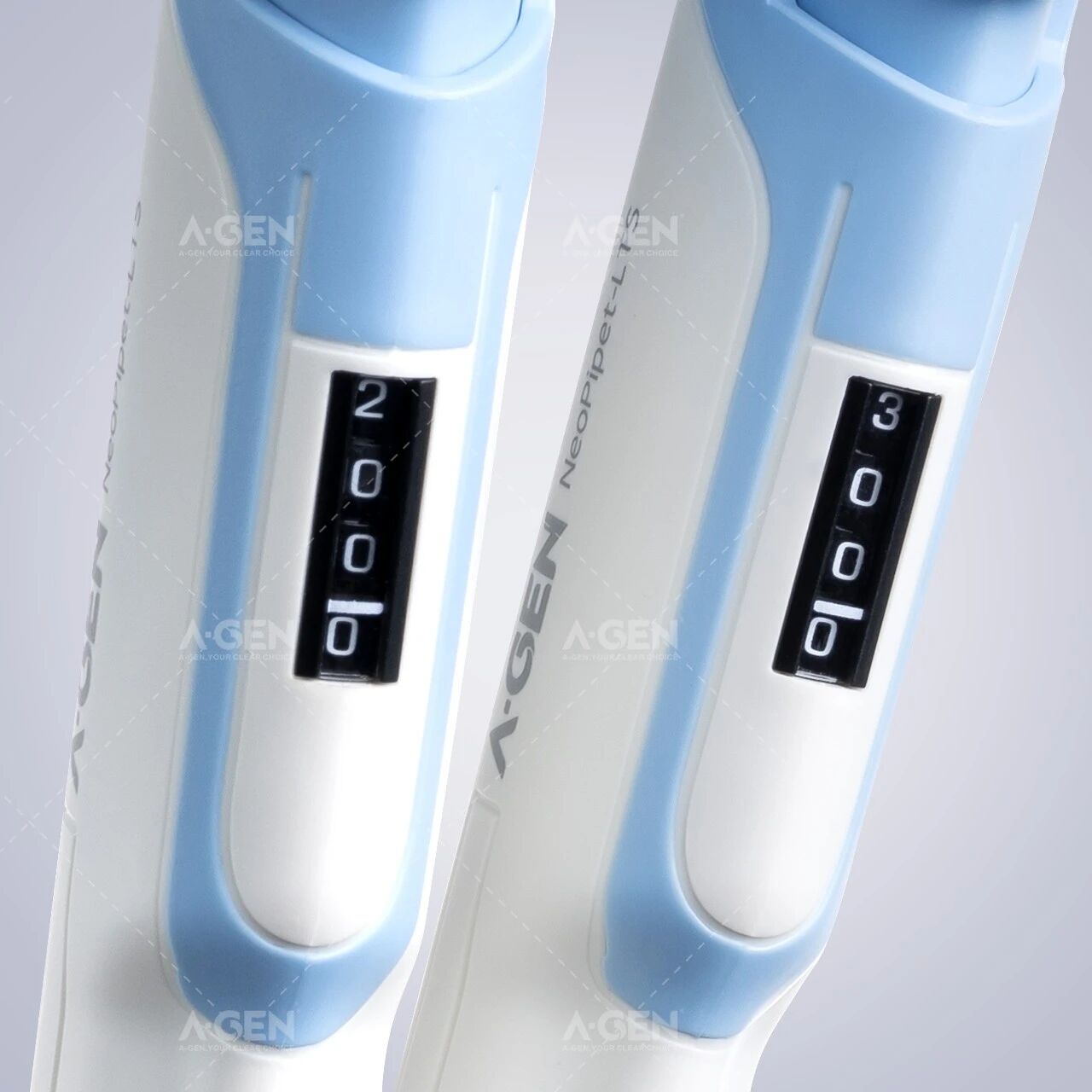 爱津生物移液器量程对比配图